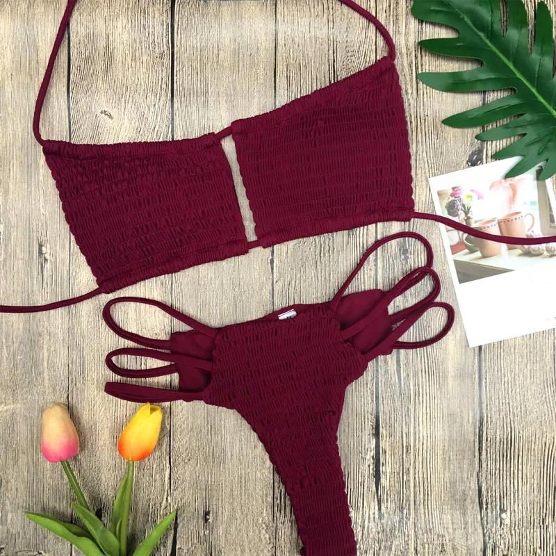 Женский купальник бикини с высокой талией | Женская одежда