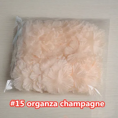 Черный розовый синий цвет слоновой кости фиолетовый ручной работы 3D цветок