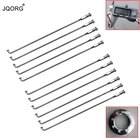 Спицы для электровелосипеда серебристого цвета, 13 г, диаметр 2,3 мм, материал из нержавеющей стали 304, спицы для электровелосипеда с медными нипели