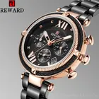 2019 женские наручные часы, женские часы, брендовые новые наручные часы из нержавеющей стали, женские кварцевые часы для женщин, часы с хронографом