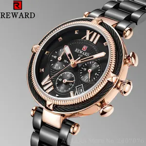 2019 женские наручные часы, женские часы, брендовые новые наручные часы из нержавеющей стали, женские кварцевые часы для женщин, часы с хронографом