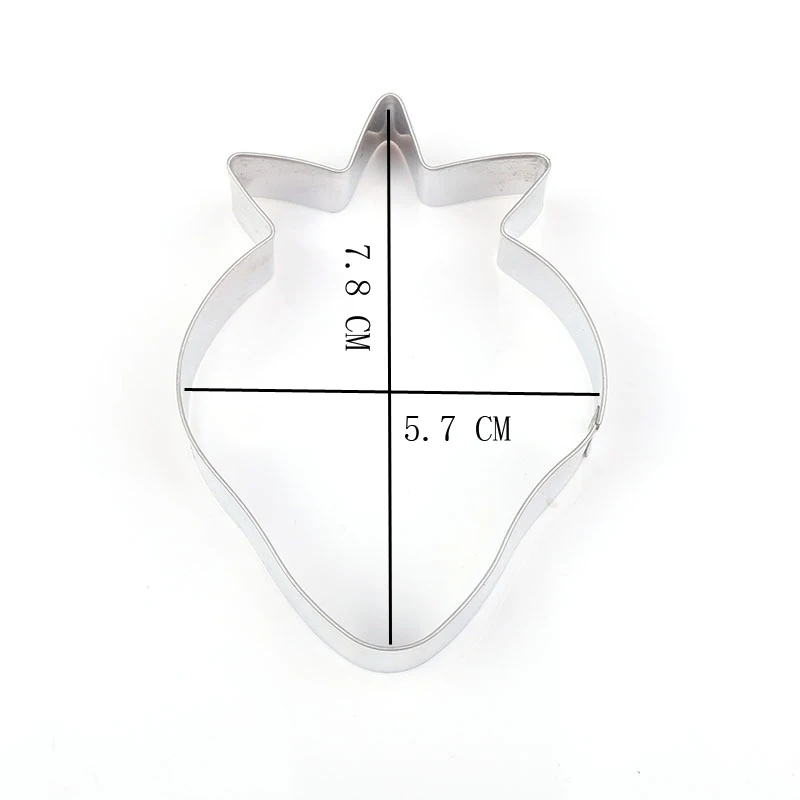 Нож для печенья в виде клубники из нержавеющей стали нож кухонные инструменты