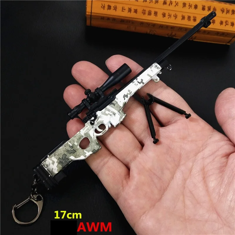 Игра PUBG брелки SKS SCAL оружие картридж Съемный пистолет Модель 17 см Брелок высокого