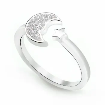 

Jewelry Korean Fashion Moon Diamond Ring Creative Personality Star and Moon Ring Hand Jewelry QXR86.02