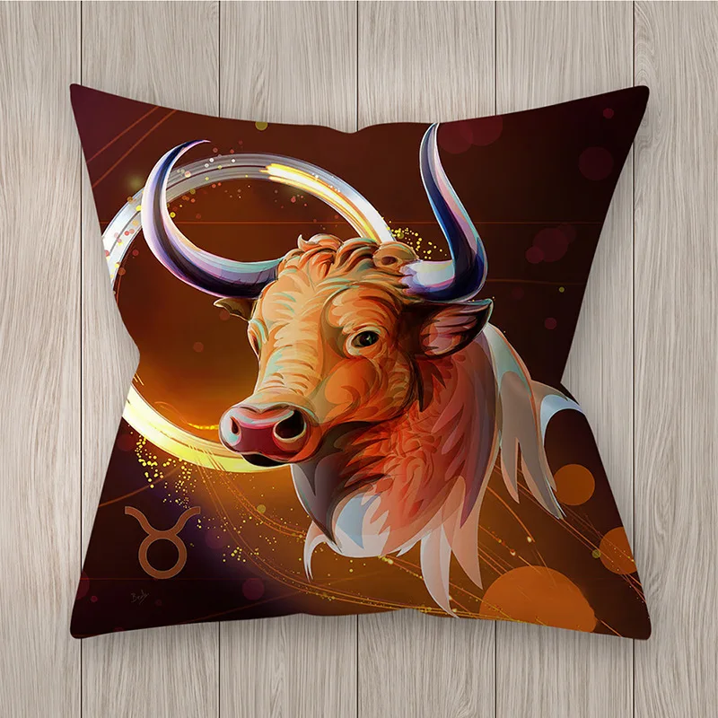 Наволочка с принтом 12 созвездий 45 х45 см|Наволочки| |