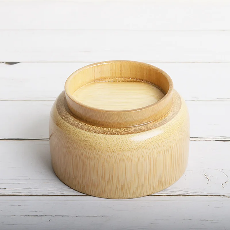 Деревянные чаши Бамбуковая деревянная чаша для домашнего использования