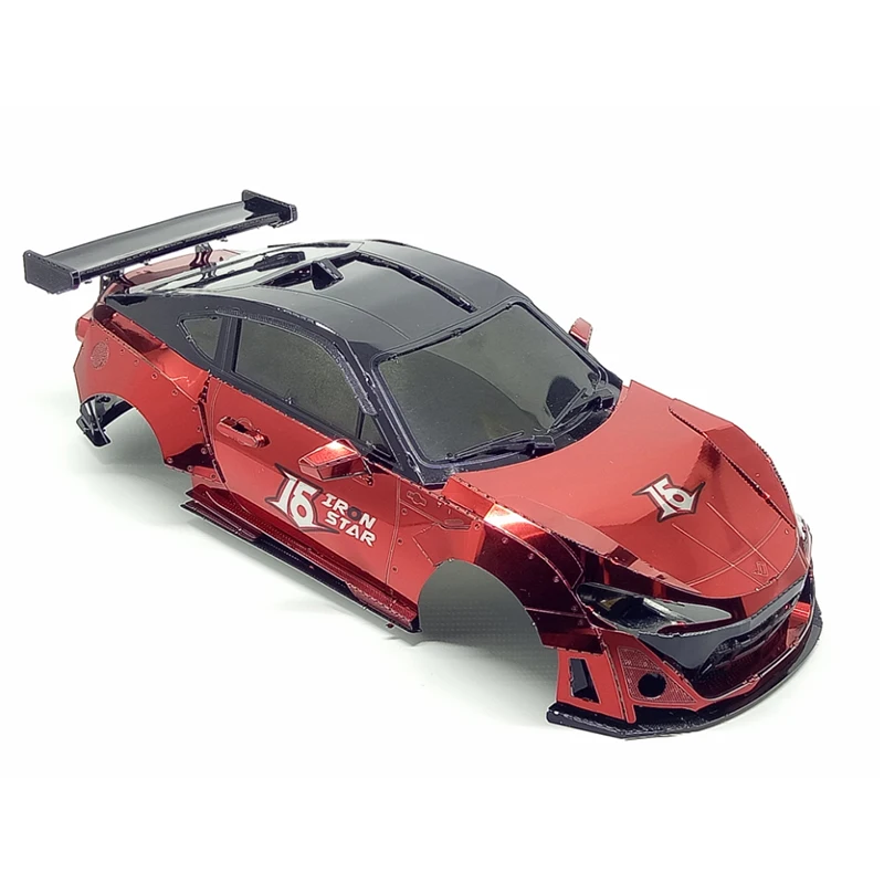 FATJAY 1/28 MINI Q GT86 чехол для автомобиля металлическая текстура ракета кролик
