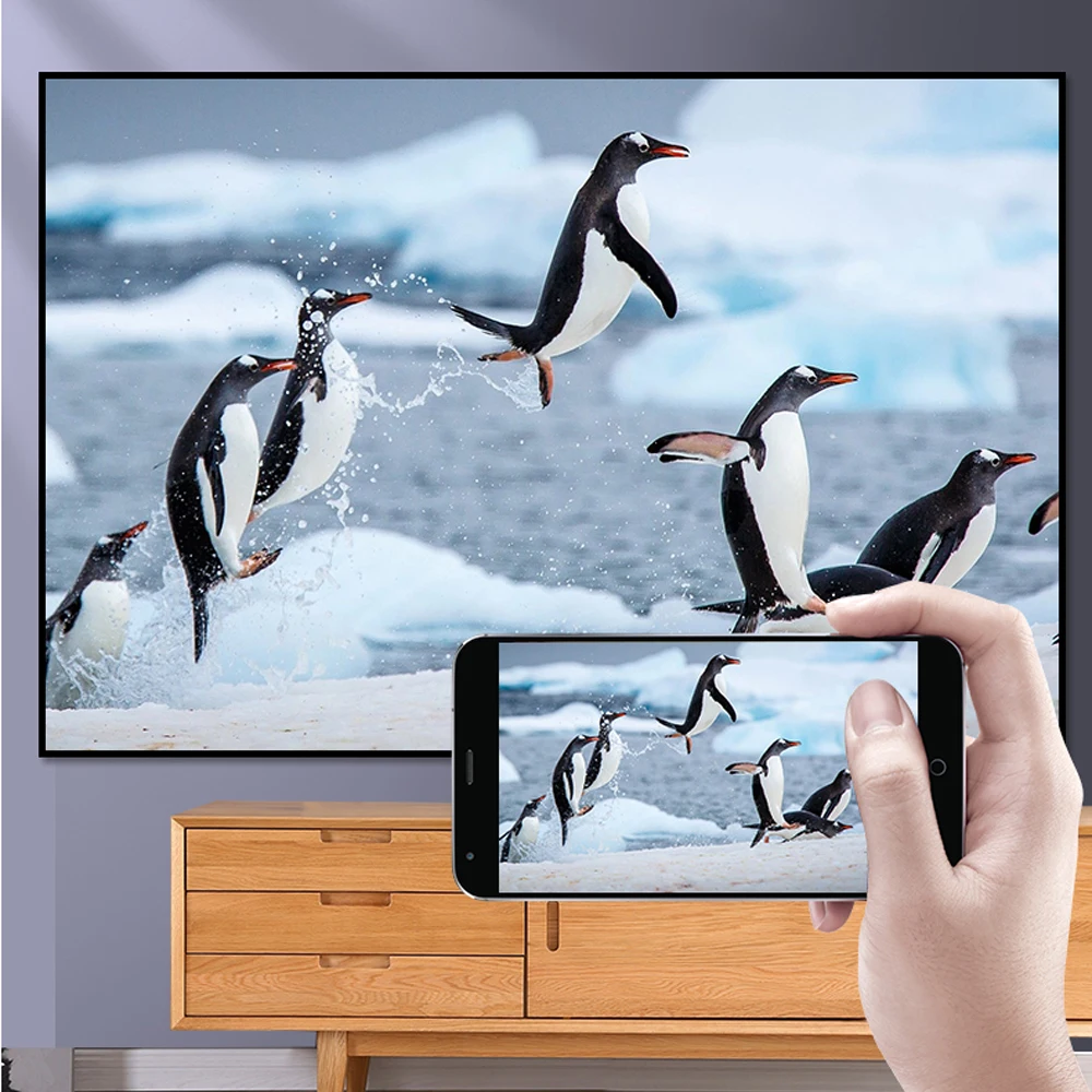 2022 New T6 Mini LED Projector Android WIFI Full HD 4K 30~170 inch Big Screen Proyector Portable Home Theater Smart Video Beamer |