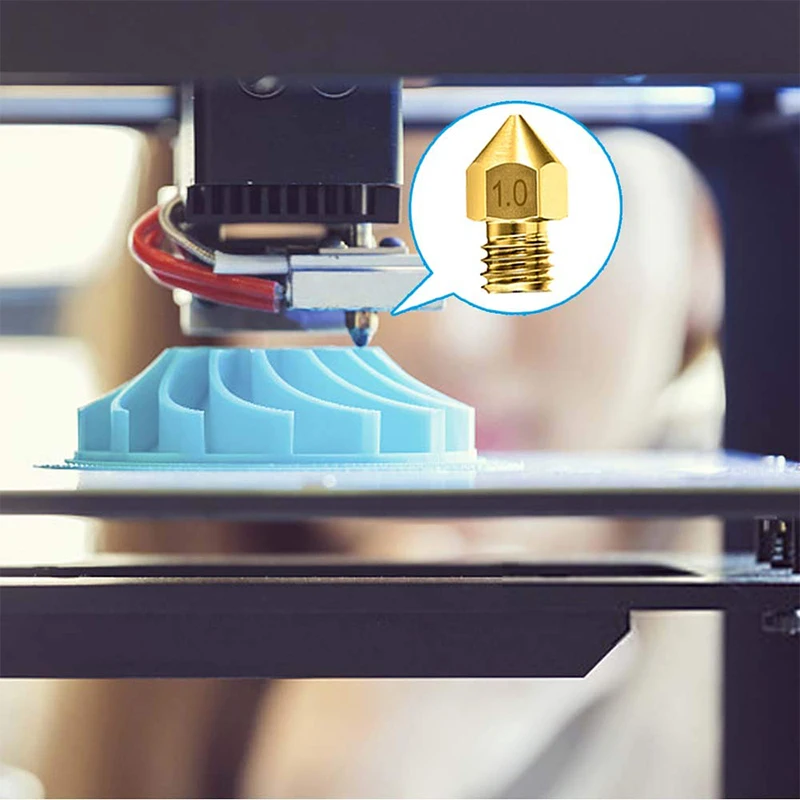 

MK8 Nozzles 3D Print Extruder Brass Nozzles for Ender 3 Ender 5 Anet A8 Makerbot Creality CR-10 3D Printer Accessories