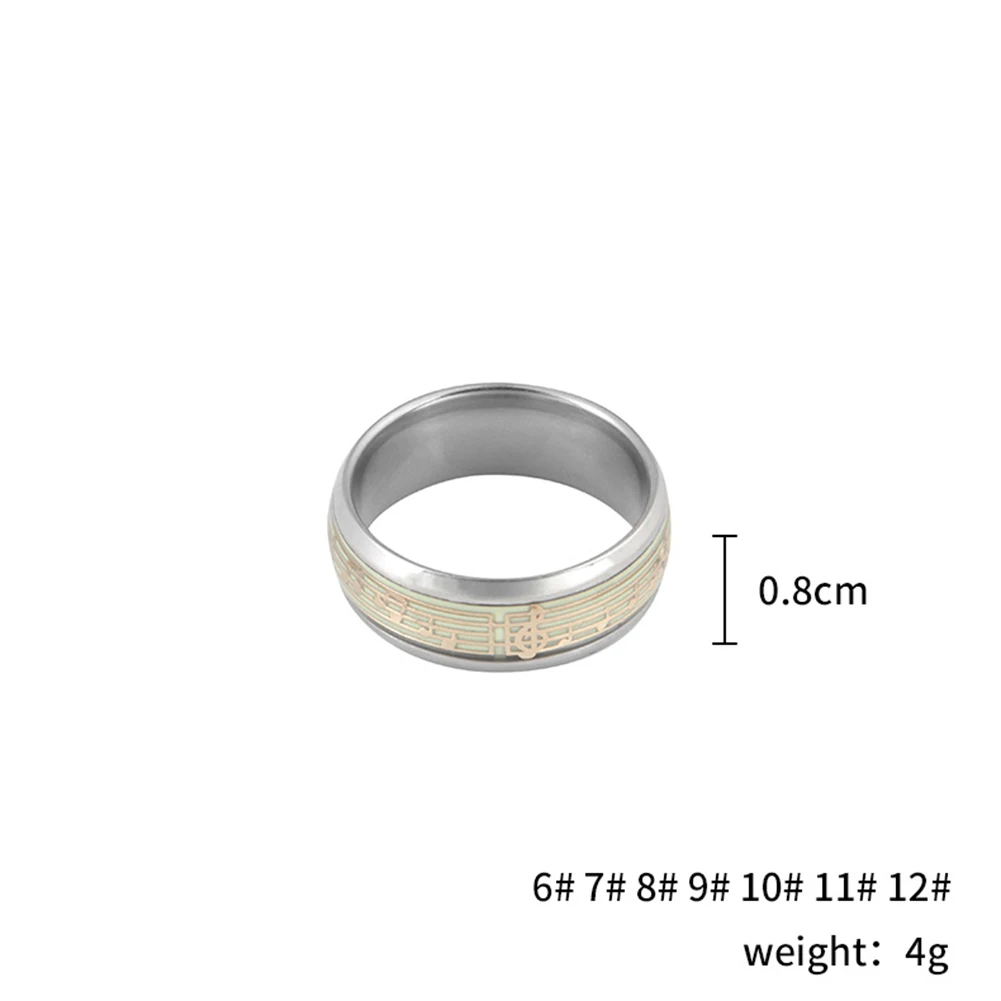 Светящийся ночник из нержавеющей стали в стиле хип-хоп светящийся темноте Janedream