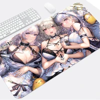azur lane sexy girls kawaii mouse pad gaming accessories notebook gamer pc mini desktop keyboard office gaming desk mousepad xxl