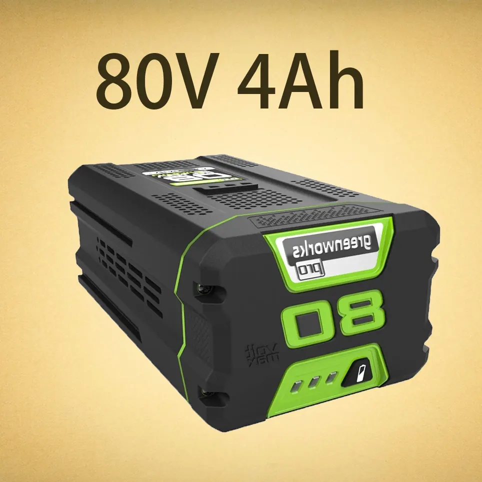 

Новый долговечный литий-ионный аккумулятор Greenworks Pro 80 в 4 Ач GBA80400