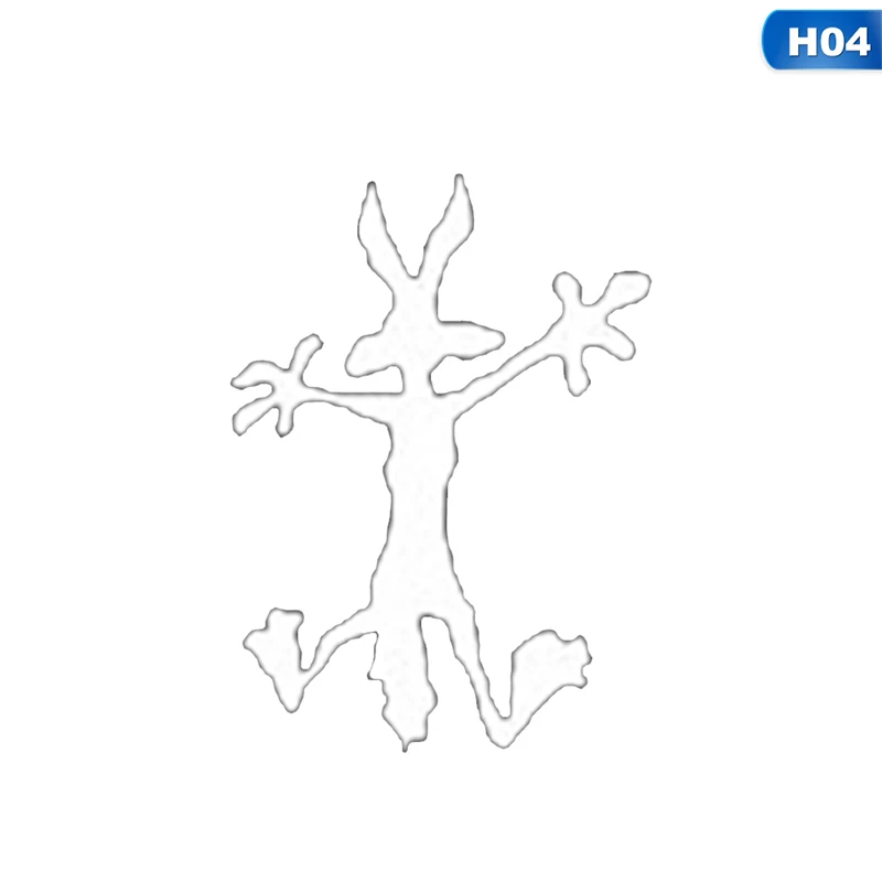 Забавная наклейка волк охотничий клубный стикер полый Охотник на окна