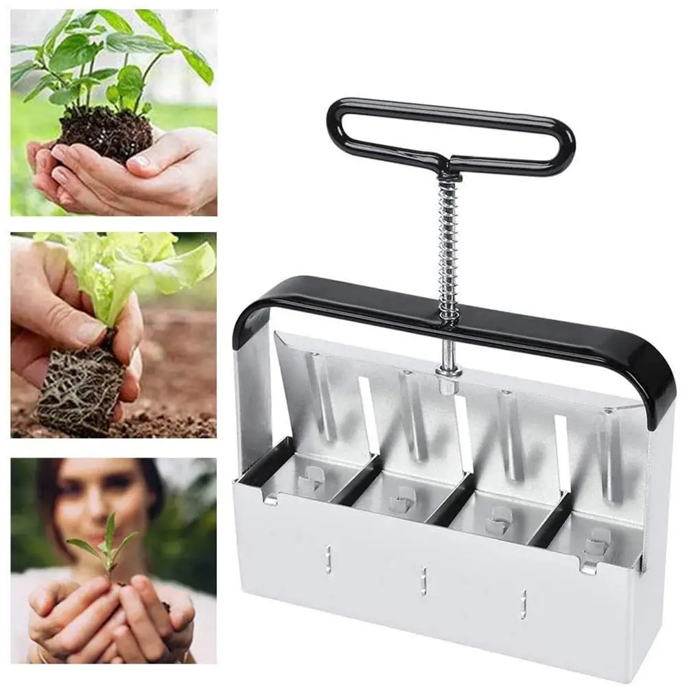 

Plant Clod Making Machine Manual Gardening And Planting Soil Plants Tools Blocker Four Maker Potted For Vase Need No Clod D3I3
