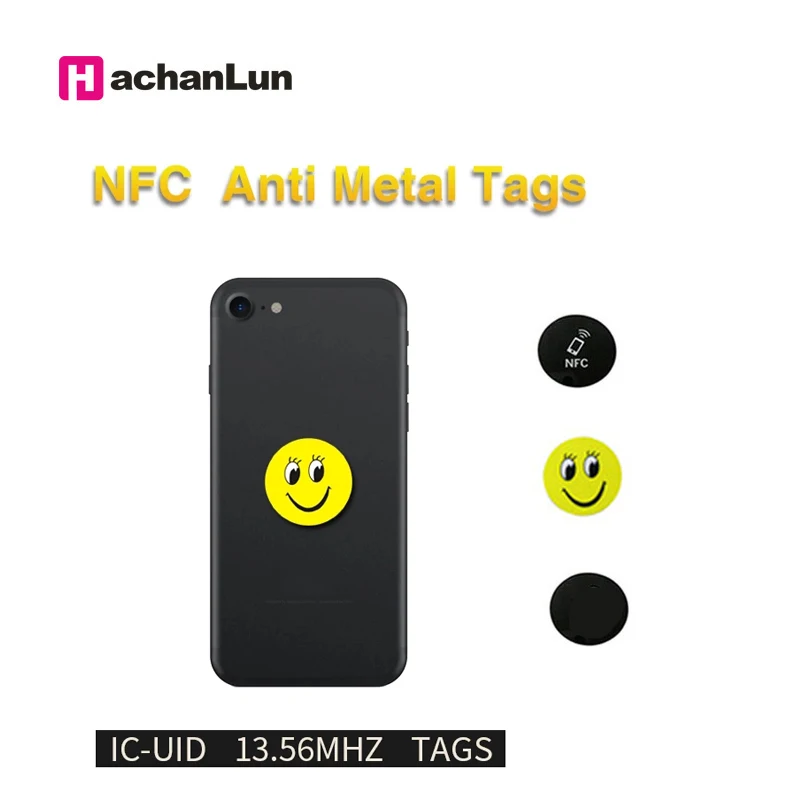 5/10 шт. NFC 13 56 МГц S50 записываемые IC UID анти металлические помехи Мультяшные бирки