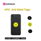 510 шт. NFC 13,56 МГц S50 записываемые IC UID анти-металлические помехи Мультяшные метки наклейки бесконтактные карты этикетки для RFID NFC копировальный аппарат