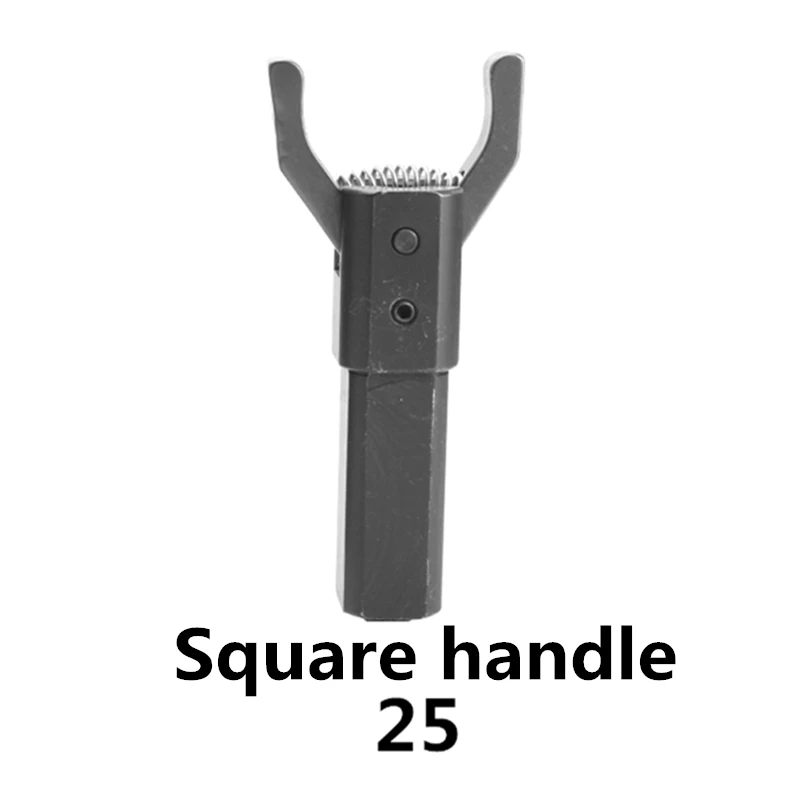 25x25mm Square Bar Автоматический шпю Съемник 16 20 25 мм Фидер ЧПУ две когти Sqaure круглый бар Съемник клипер обратно-тяга экстрактор токарные инструменты для рисования - Цвет: 25x25mm Square Bar