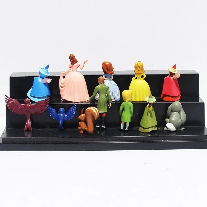 Экшн-фигурки из ПВХ 4-6 см 12 шт./лот София первая Принцесса белка янтарь Сило Принц