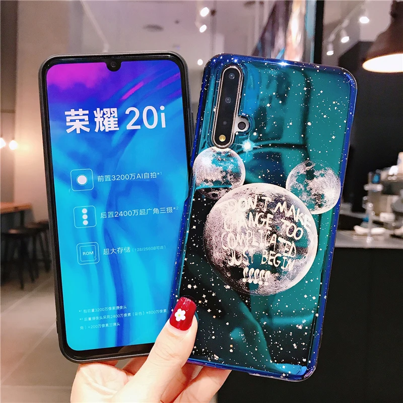 Чехлы для телефонов huawei P20 P30Lite mate 20 30 Pro 20X Moon planet мягкий чехол для Honor 20Pro 20i V20 Nova 3 3i 4 5Pro 5i чехлы