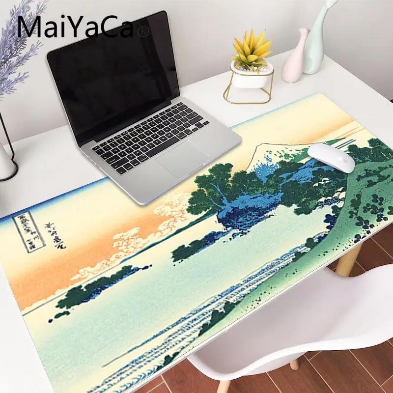 

MaiYaCa Japanese Mount Fuji Koi Beautiful Anime Mouse Mat Gaming Mouse Pad Large Deak Mat for overwatch/cs go/world of warcraft