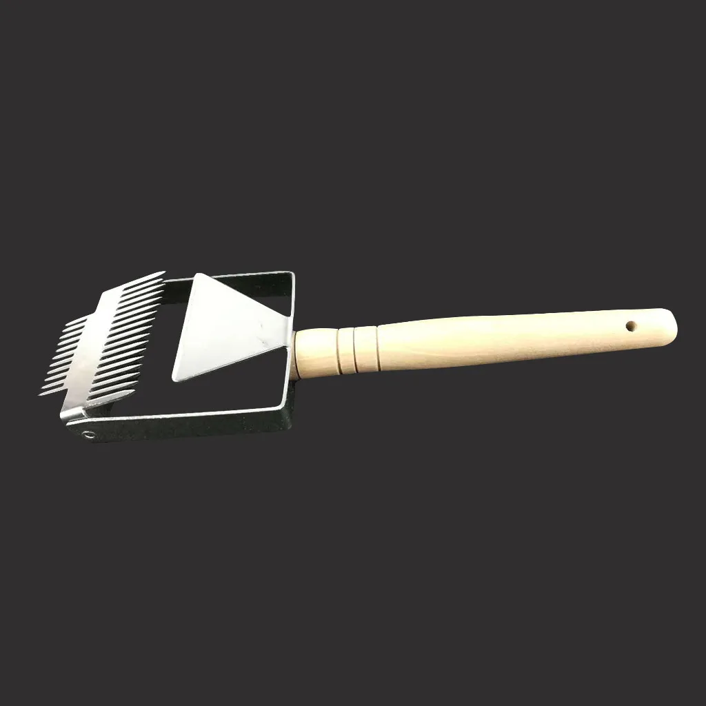 

Multifunction Bee Hive Uncapping Honey Fork Scraper Shovel Beekeeping Tool