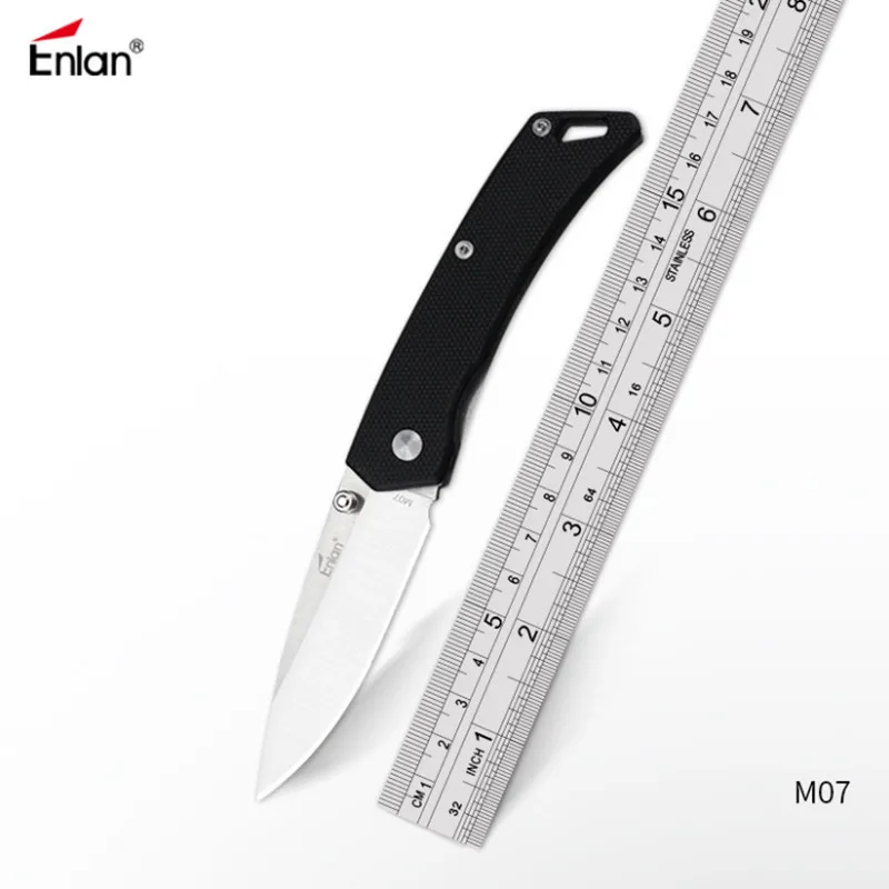 Enlan M07 новый маленький складной нож 8Cr13Mov лезвие G10 рукоятка для выживания на