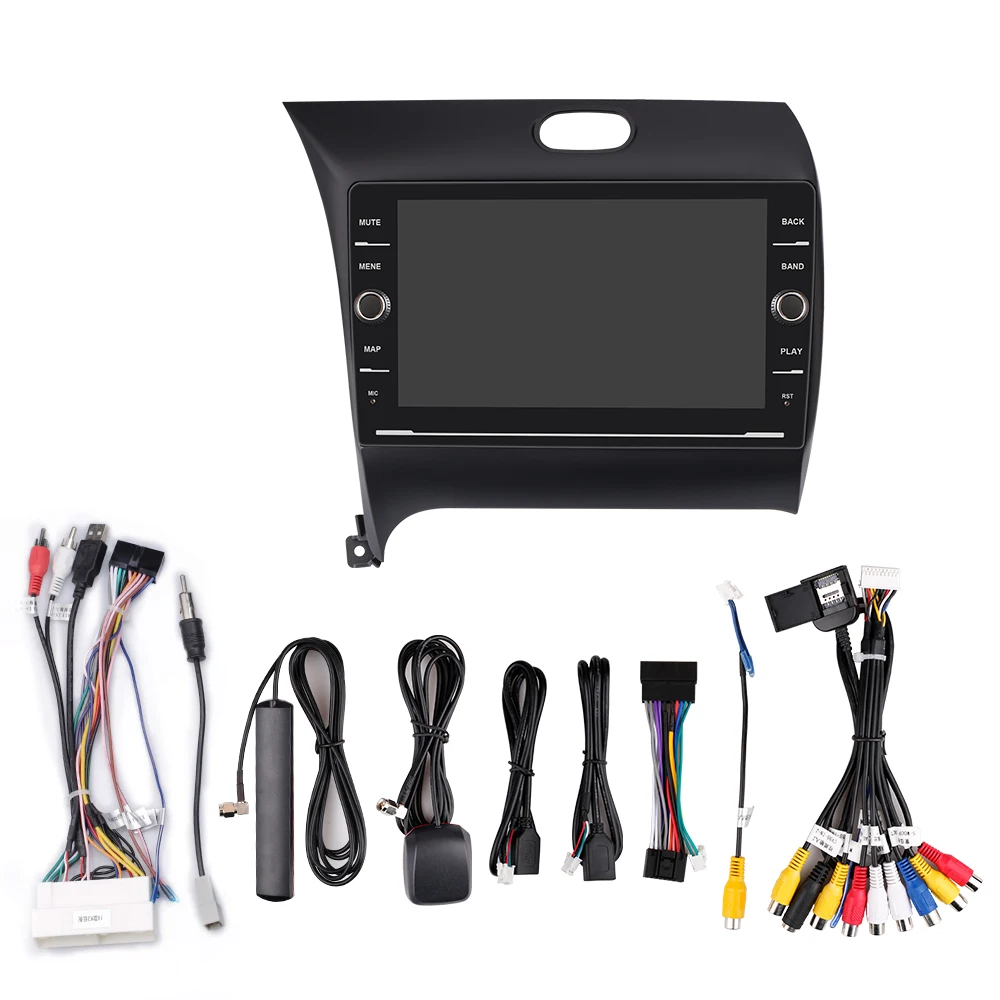 Автомобильный мультимедийный Dvd gps плеер EBILAEN для KIA Cerato Forte 2012- 2Din Android 8,1 Авто Радио Навигация магнитофон K3