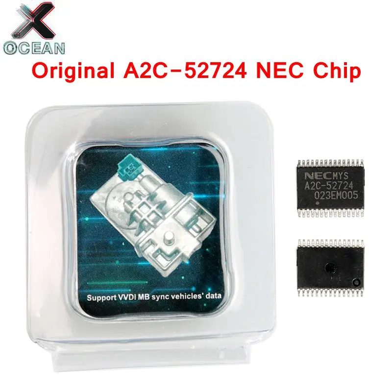 Оригинальный эмулятор микросхем NEC W204 52724 207 ESL ELV для Xhorse VVDI MB BGA Mercedes Benz A2C-45770 A2C 212 |