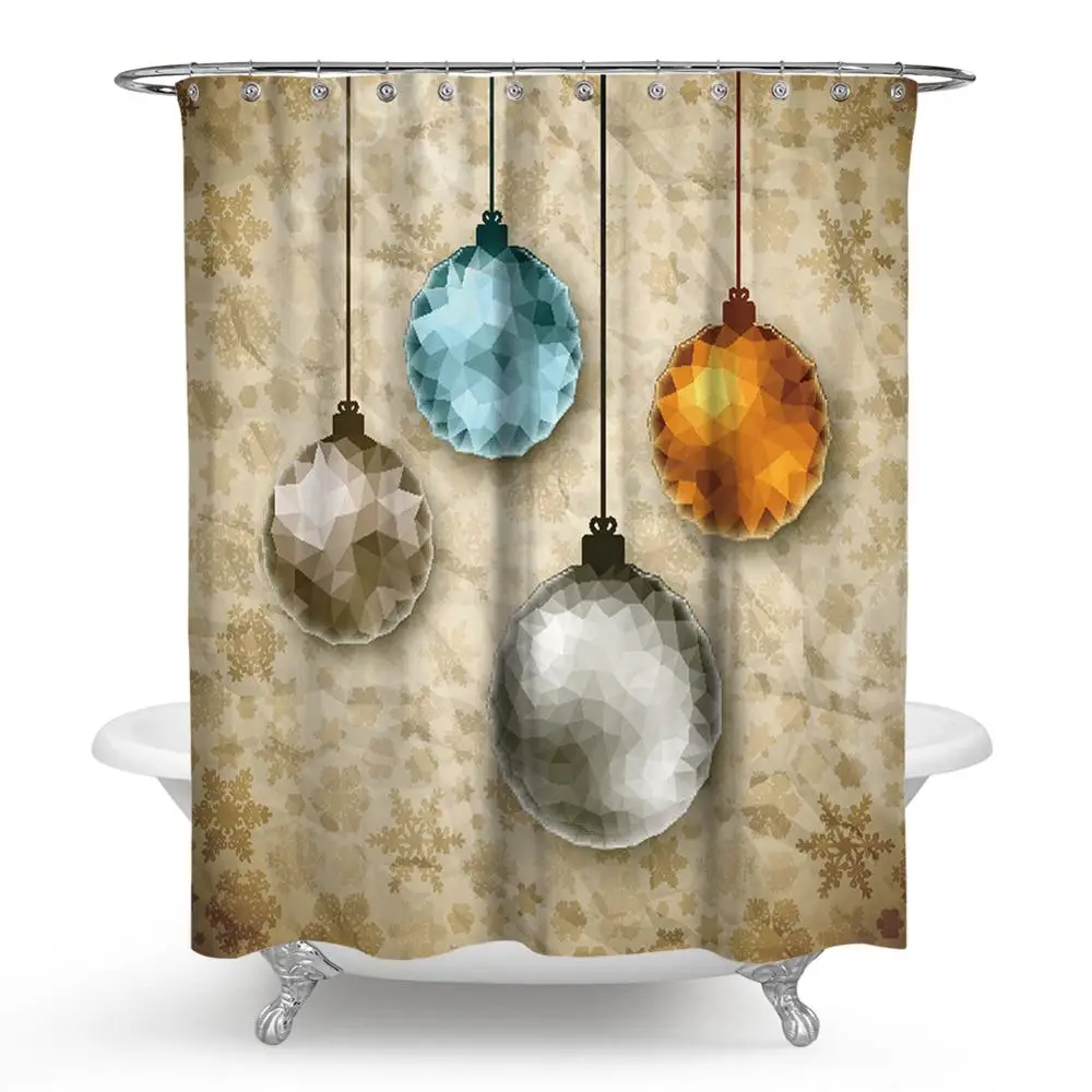 Рождественские аксессуары для ванной Рождественский красный шар пятизвездочный