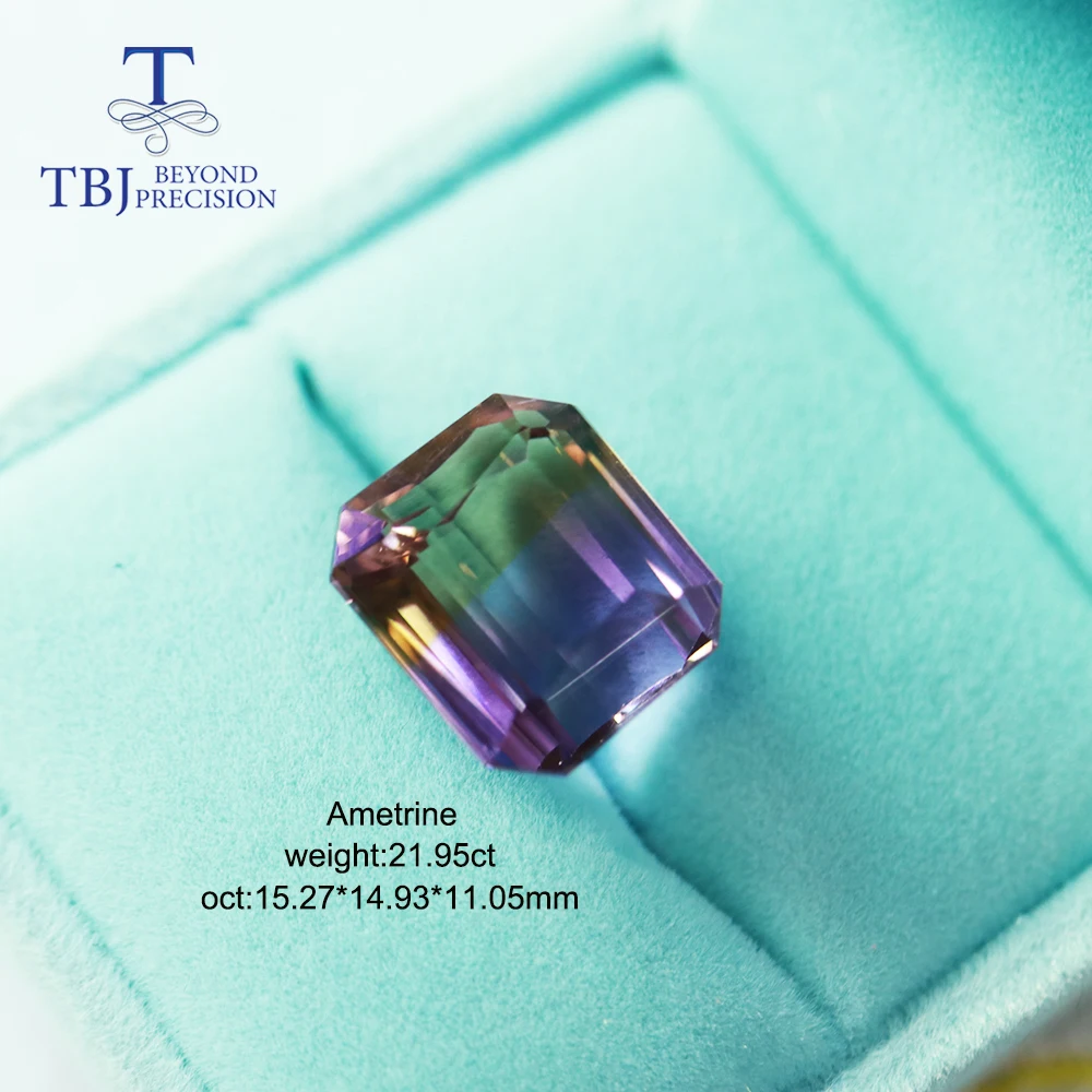 Природный большой размер Аметрин свободный драгоценный камень для Diy ювелирных