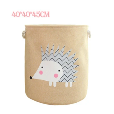 I Новая Большая складная корзина для белья с крышкой корзина для хранения игрушек корзина для игрушки для детей собак органайзер для одежды милое животное ведро для белья - Цвет: I
