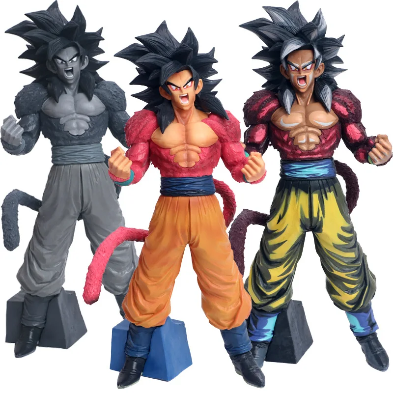 Аниме Dragon Ball QLZ супер мастер звезды кусок Супер Saiyan 4 Goku фигурка экшн Сон Гоку