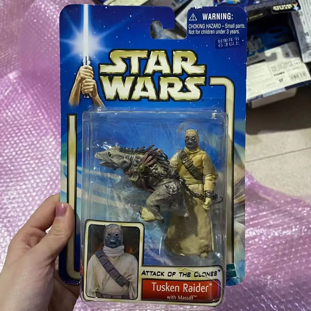 

Out of Print Limited Hasbro Star Wars 3.75 Inch Joint Movable Model Blue Box Hanging Card Action Figure Collection Model Doll