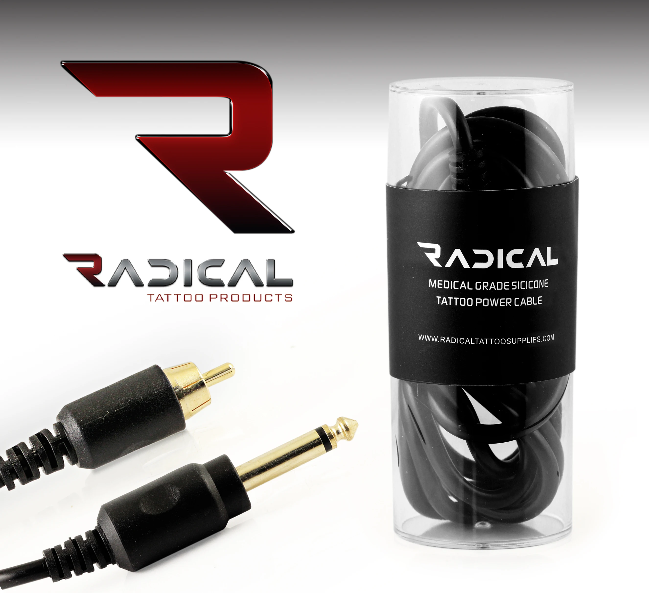 Радикальные RCA насадка для татуировочной машины Клип шнур 7 5 футов|Аксессуары