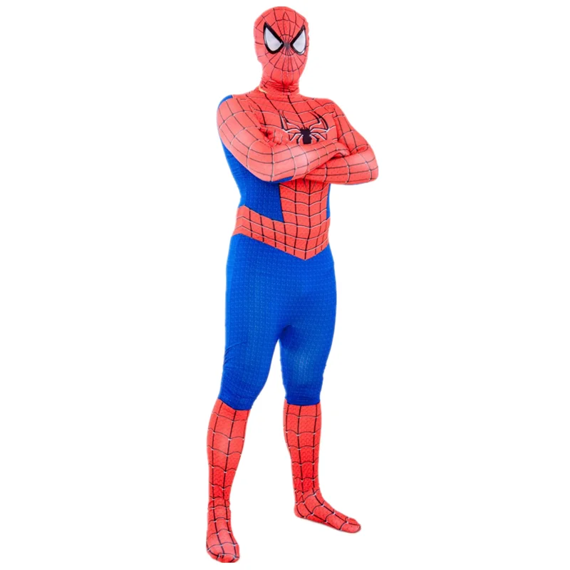 Детский и взрослый косплей костюм Человека-паука из Мстителей |
