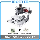 CNC 1610 с ER11, Мини diy Лазерный Гравировальный Станок с ЧПУ, Pcb фрезерный станок, резьба по дереву маршрутизатор, cnc1610, лучшие передовые игрушки