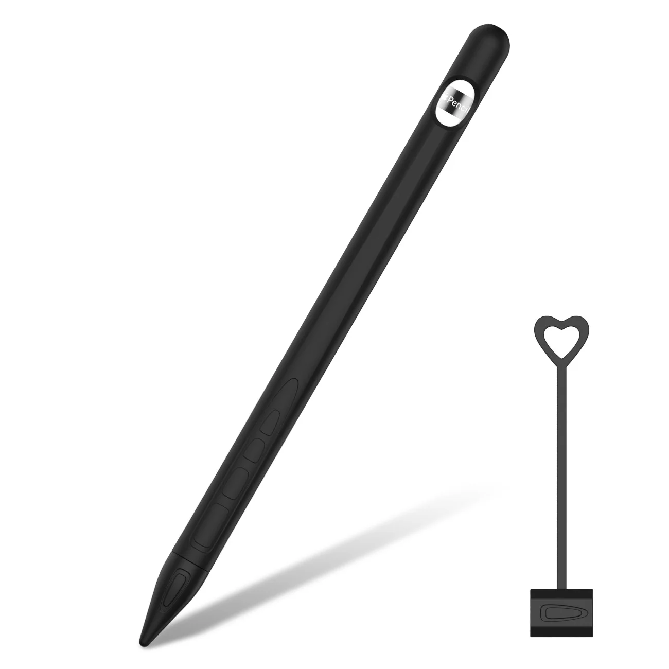 4 в 1 силиконовый чехол для Apple Pencil 1 для iPad Tablet ручка-стилус Защитная крышка рукава противоскользящая