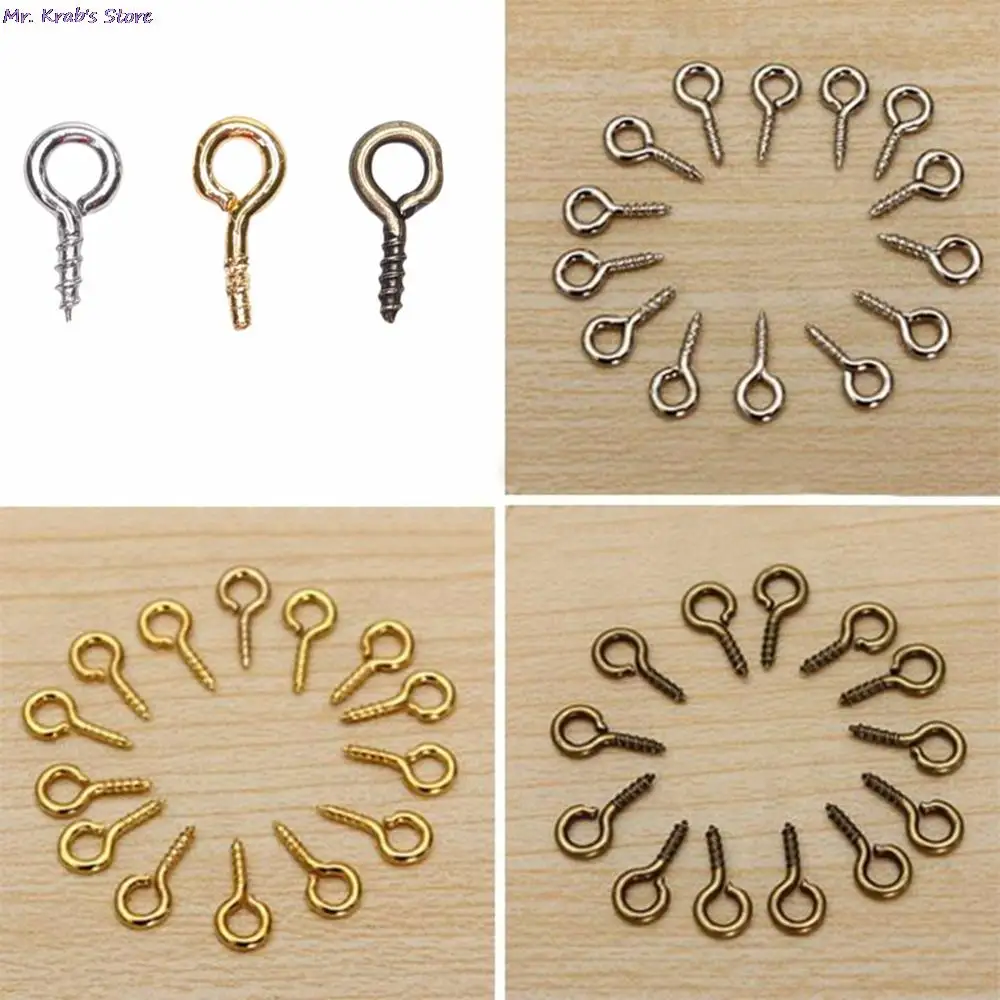 Мини-шпильки с резьбой для ювелирных изделий сделай сам просверленные