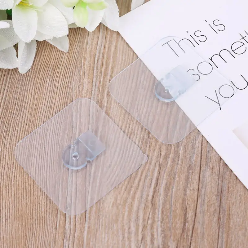 2 шт сверхмощный бесшовный самоклеющийся крючок настенная вешалка висячий