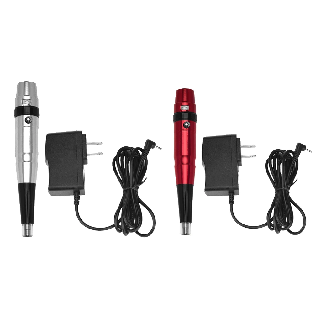 

Aluminum Alloy Eyebrow Tattoo Rotary Pen Machine Kit - US Plug