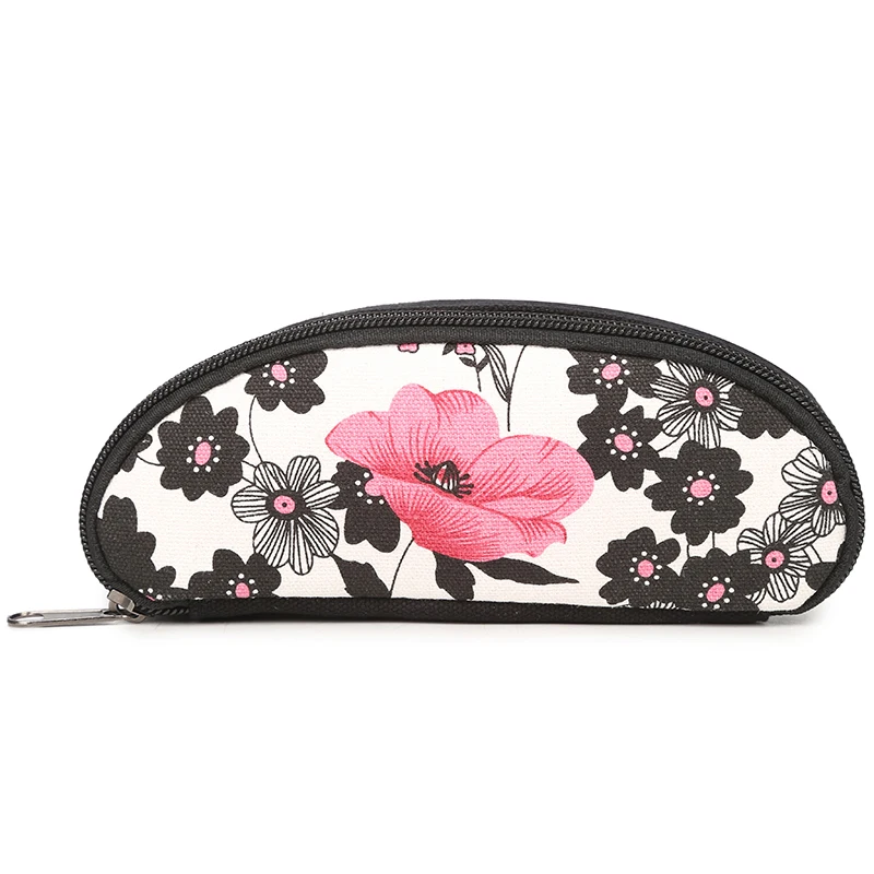 

Fengdong 3pcs/set girls canvas school backpack kids school bag set vintage flower bookbag children food bag pen pencil bag gift