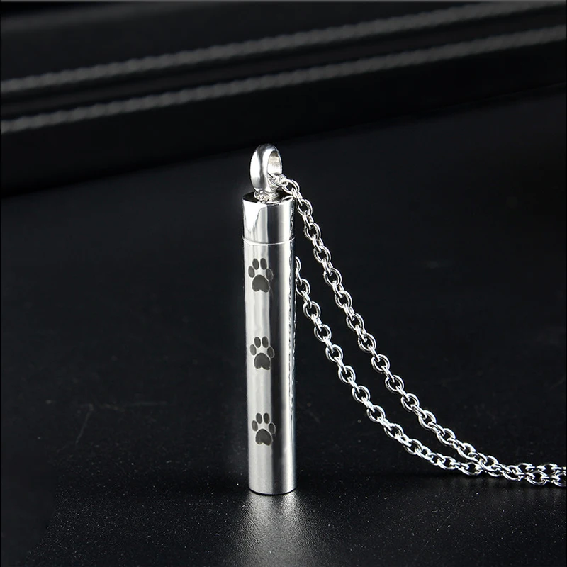 Титановая подвеска-урна для держатель праха на память похронный мемораал