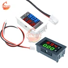 DC100V 10A DIY Мини Вольтметр Амперметр тестовый er цифровой тестер напряжения батарея DC0-100V красный зеленый синий для автомобиля светодиодный дисплей