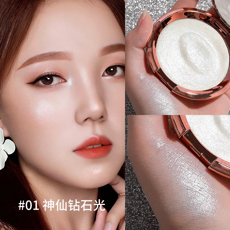 Хайлайтер пудра лицо тело отбеливатель бронзер палитра Макияж набор свечение