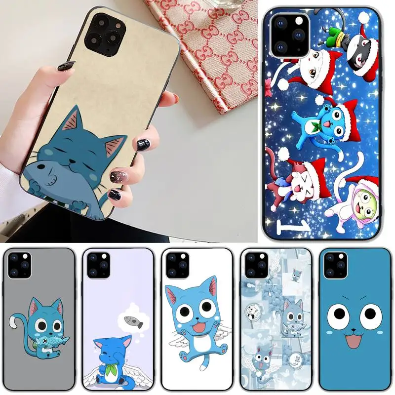 

Fairy Tail Lucky Cat Phone Case For Iphone 11 12 13 Pro Max 5s 6s 7 8 Plus X Xr Xs Max Se 2020 13 Mini Case Cover