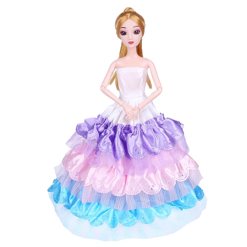 Cute Daily Half a pack skirts Princess Skirt Doll Clothes Fashion Dress Party Gown for Barbie Accessories |