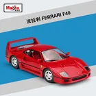 Модель легкового автомобиля Bburago FERRARIF40, F50, F430, F12, металлическая статическая модель транспортного средства в масштабе 1:24