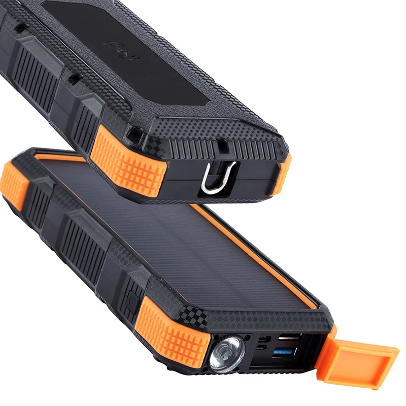 20000mAh Солнечная энергия Банк 18W зарядное устройство для быстрой беспроводной