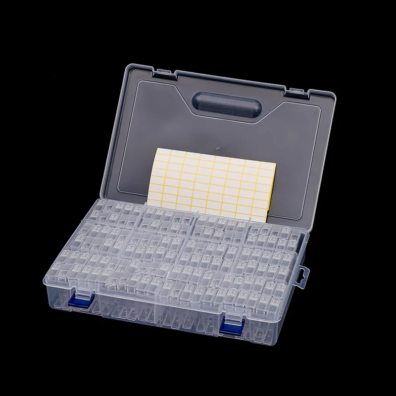 

Hot 42/64/28 grid 5d DIY Diamond Painting Accessories Storage Box New Diamond Embroidery Mosaic Tool