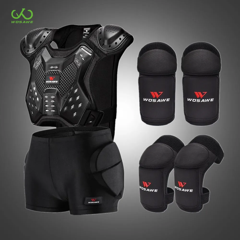 WOSAWE спортивные задняя Protetcion детский Броня мотоцикла повязка протекторная